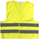 HIGH VISIBILITY SAFETY JACKET POLYESTER (75D) in Yellow.