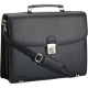 CHARLES DICKENS® LEATHER BRIEFCASE in Black.