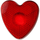 HEART SHAPE SAFETY LIGHT in Red.