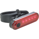 RECHARGEABLE BICYCLE LIGHT in Red.