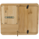 BAMBOO WEATHER STATION in Brown.