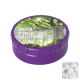 ROUND CLICK TIN with Dextrose Mints in Purple.