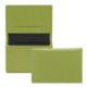 LIME GREEN BUSINESS CARD DISPENSER in Belluno, a Vegan Colour Leatherette with a Subtle Grain.