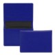 REFLEX BLUE BUSINESS CARD DISPENSER in Belluno, a Vegan Colour Leatherette with a Subtle Grain.