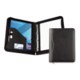 HOUGHTON A4 ZIP AROUND RING BINDER in Black.