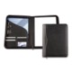 HOUGHTON PU A4 ZIP AROUND CONFERENCE FOLDER in Black.