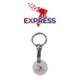 EXPRESS PLASTIC TROLLEY COIN PRINTED.