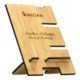 BAMBOO LARGE PHONE & TABLET STAND with Watch Holder.