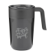 FIKA RCS RECYCLED STEEL CUP 400 ML THERMO CUP in Black.