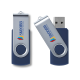USB TWIST 4 GB in Blue.