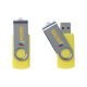USB TWIST 8 GB in Yellow.