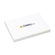 MEMO STICKY NOTES AND MARKERS RECYCLED PAPER MEMO PAD in White.