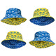 REVERSIBLE BUCKET HAT.
