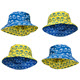 REVERSIBLE BUCKET HAT.