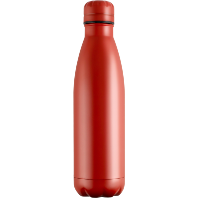 MOOD POWDER COATED VACUUM BOTTLE - 500ML RED