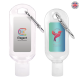 HAND SANITISER GEL BOTTLE with Carabiner Clip.