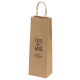 BAGS - ASHDOWN BOTTLE PAPER GIFT BAG with Twisted Handles - Kraft - 150Gsm.