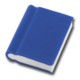 BOOK SHAPE ERASER in Blue.
