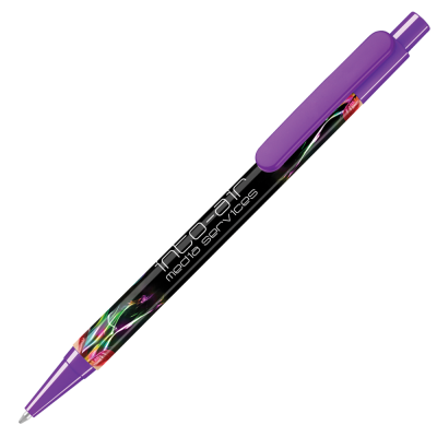 SUPERSAVER FOTO BALL PEN - PURPLE