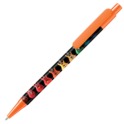 SUPERSAVER FOTO BALL PEN - ORANGE