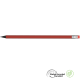 SUPERSAVER GRS RECYCLED PENCIL with Eraser - Red - Black with Eraser.