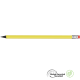 SUPERSAVER GRS RECYCLED PENCIL with Eraser - Yellow - Black with Eraser.