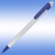 GUEST MECHANICAL PROPELLING PENCIL in White with Blue Trim.