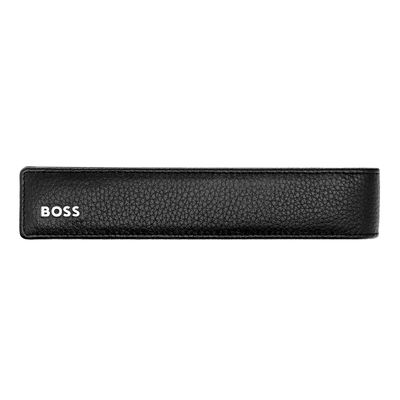 SINGLE PEN POUCH CLASSIC GRAINED BLACK
