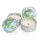 NATURAL WAX CANDLE in a Tin (100G).