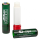 LIP BALM STICK GREEN FROSTED CONTAINER & CAP, DOMED 4.