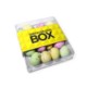 SPECKLED CHOCOLATE EGG BOX.