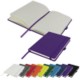 DIMES A5 LINED SOFT TOUCH PU NOTE BOOK 196 PAGES in Purple.