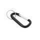 MATTHEW ALUMINIUM METAL CARABINER with Keyring in Black.