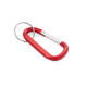 MATTHEW ALUMINIUM METAL CARABINER with Keyring in Red.
