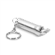 TORCHEN METAL KEYRING TORCH LIGHT with Bottle Opener in Satin Silver.