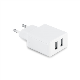 REDI ABS USB ADAPTER with 2 Outputs in White.