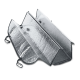 CRADLE PE AND ALUMINIUM-LINED CAR SUNSHADE in Silver.