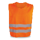 THIEM POLYESTER REFLECTIVE WAISTCOAT in Orange.