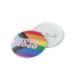 PRIDE RAINBOW 37MM PIN BADGE.