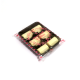 WINTER COLLECTION - FLOW WRAPPED TRAY - WHITE RASPBERRY - X6 - CHOCOLATE TRUFFLES.
