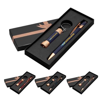 PRINCE SOFTY ROSE GOLD GIFT SET W & RIBBON BOX