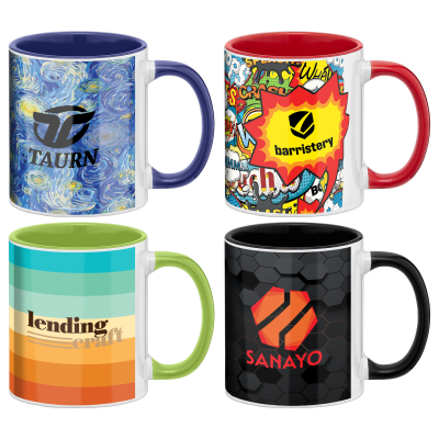 SIMPLICOLOR 325 ML CERAMIC POTTERY MUG with Colorpop
