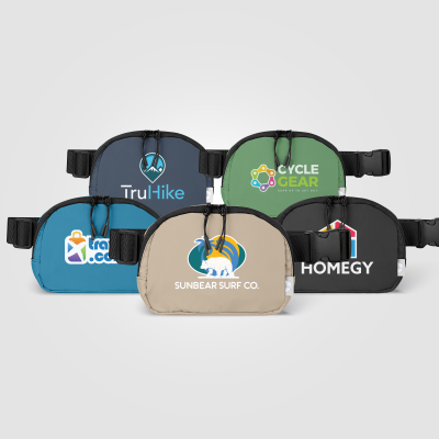 TAIGA RPET NYLON ZIPPERED WAIST BAG - 1