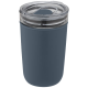 BELLO 420 ML GLASS TUMBLER with Recycled Plastic Outer Wall in Ice Blue.