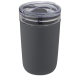BELLO 420 ML GLASS TUMBLER with Recycled Plastic Outer Wall in Grey.