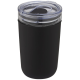 BELLO 420 ML GLASS TUMBLER with Recycled Plastic Outer Wall in Solid Black.
