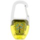 REFLECT-OR LED KEYRING CHAIN LIGHT with Carabiner in White Solid-yellow.