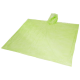 MAYAN RECYCLED PLASTIC DISPOSABLE RAIN PONCHO with Storage Pouch in Lime.