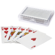 RENO PLAYING CARD PACK SET in Case in Solid Black & Clear Transparent.