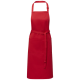 ANDREA 240 G & M² APRON with Adjustable Lanyard in Red.
